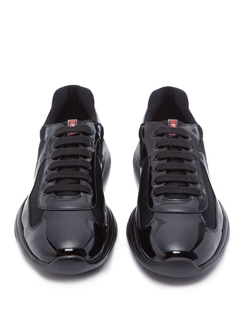 prada leather trainers